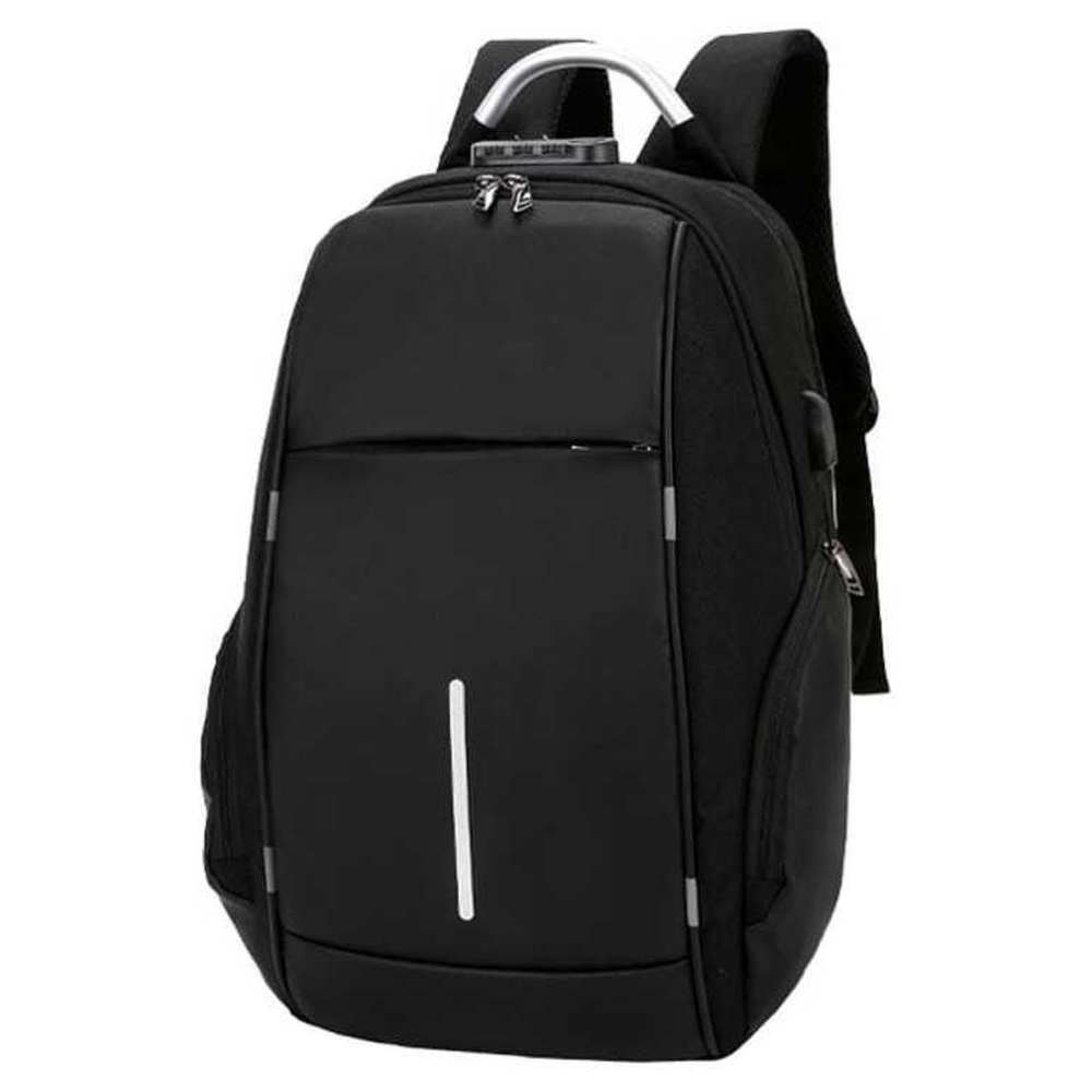 Mochila Escolar Antirrobo Impermeable Laptop Carga Usb Candado Con