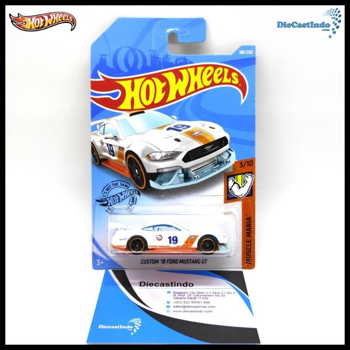 Hotwheels Hot Wheels Custom Ford Mustang Gt Gulf Shopee M Xico