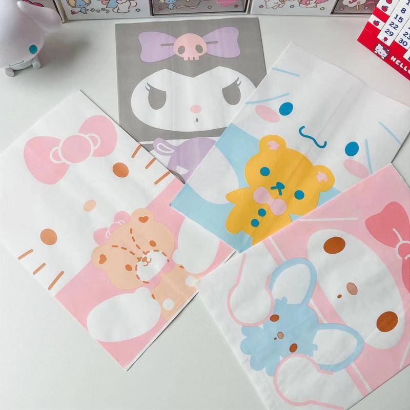 5 Unids Set Sanrio Mymelody Kuromi Cinnamoroll Bolsas De Papel Para