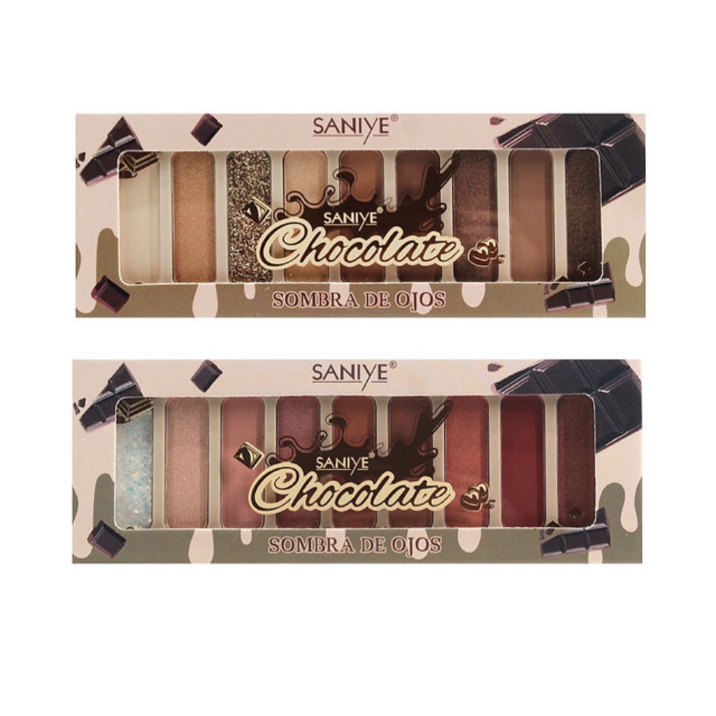 Paleta De Sombra Para Ojos Chocolate Tonos Saniye Original Shopee M Xico