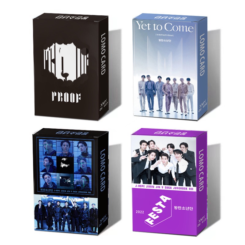 30 Unids Caja BTS photocards 2022 PROOF DECO KIT Álbum Lomo Tarjeta