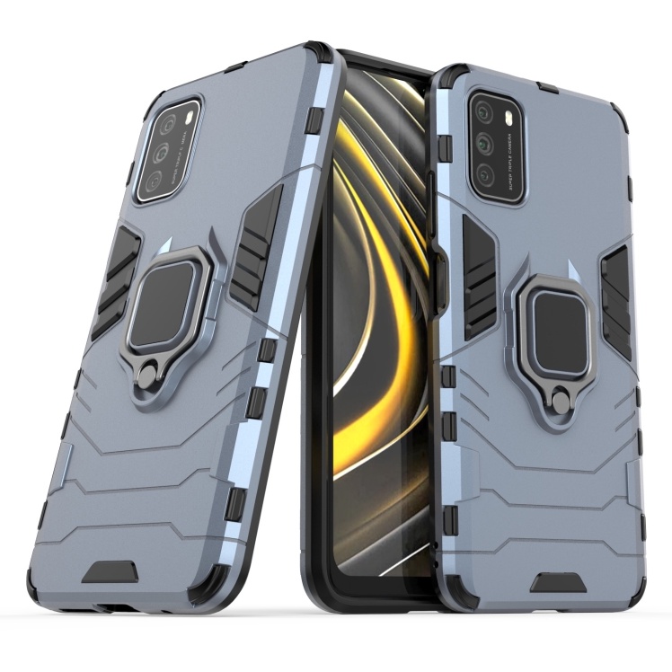 Funda Uso Rudo Con Anillo Metalico Oppo Reno 5 Lite Cristal Templado