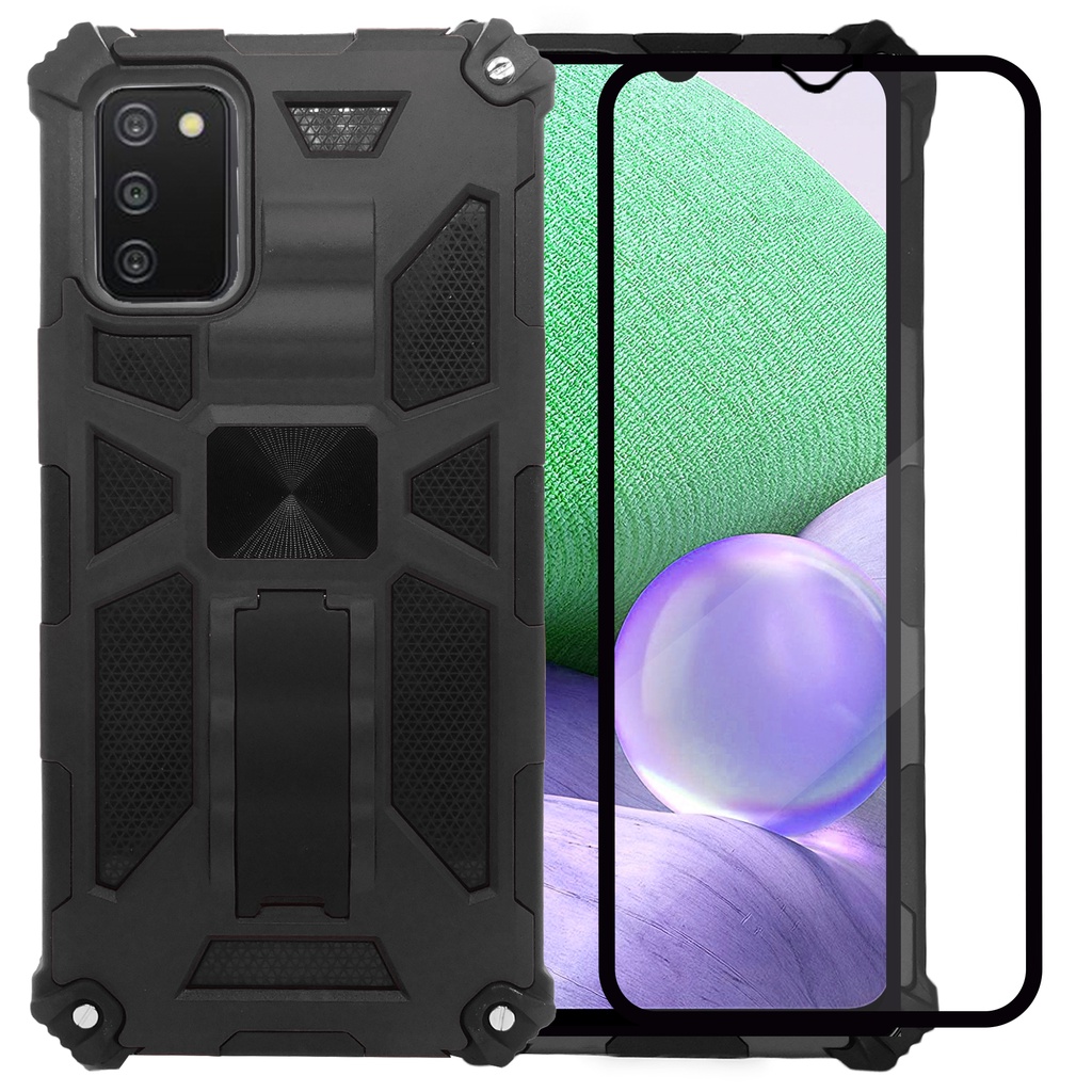 Funda Uso Rudo Doble Capas Para Samsung A S Rugged Robot Con Soporte