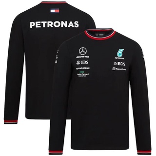 F Jersey Manga Larga Mercedes Amg Petronas F Equipo