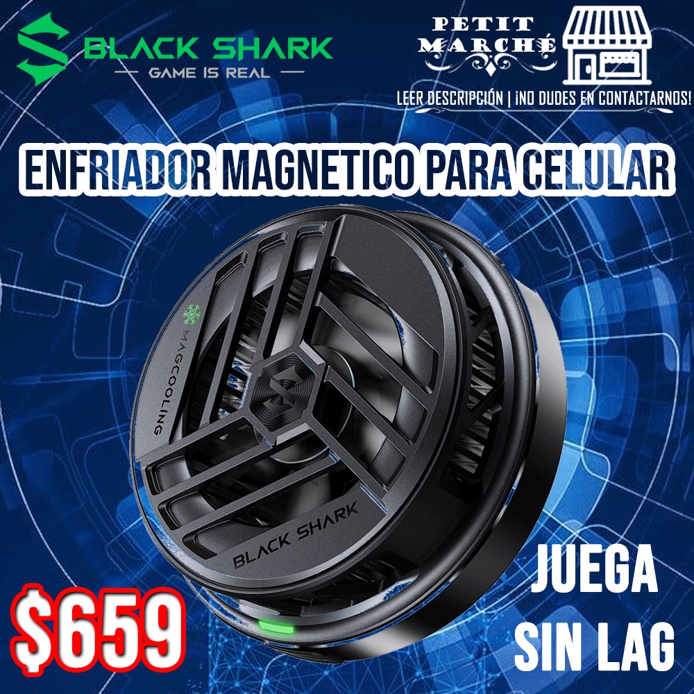 ENFRIADOR MAGNETICO BLACK SHARK MAGNETIC COOLER PARA TELEFONO CELULAR