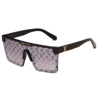 Louis Vuitton Lentes De Sol Cuadrados Vintage Uv A La Moda Para