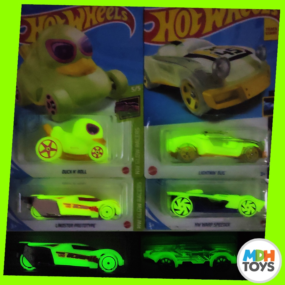 Hot WHEELS HW GLOW WHEELS On The Dark Shopee México