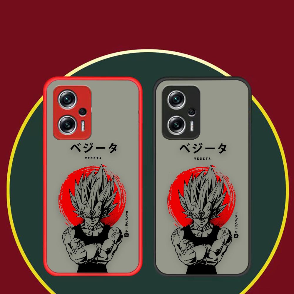 Anime Dragon Ball Hero Super Saiyan Vegeta Funda A Prueba De Golpes