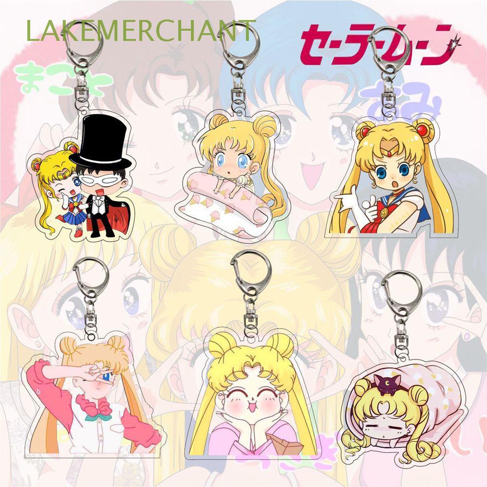 LAKEMERCHANT Creativo Llavero Sailor Moon Liebre Llavero Sailor Moon  Colgante de bolso Llavero colgante Nuevo Accesorios para el automóvil  Baratijas de bricolaje Regalos para parejas Regalos de cumpleaños Llavero  acrílico | Shopee