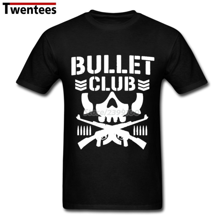 Bullet Club Novio Pareja De Lucha Libre De Manga Corta T-Shirt Deportes  Fitness Hombres Cuello Redondo Gran Tamaño Top Calle Suelto | Shopee México