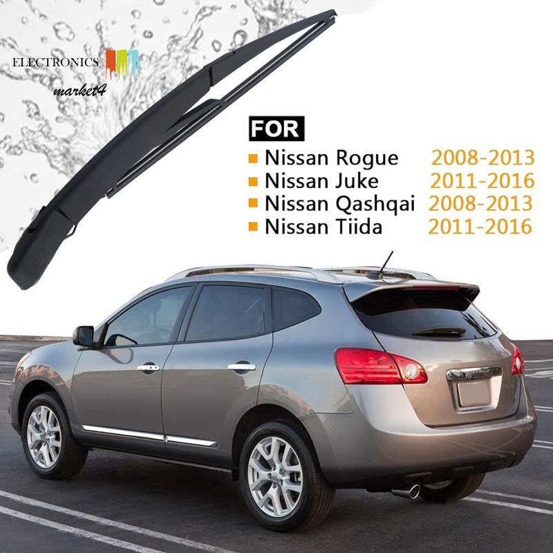 WRHJSAT Compatible For 11-13 Juke 08-16 Rogue Rear Windshield Window Wiper Arm w/Blade Delivered from USA, usually arrives within a week 