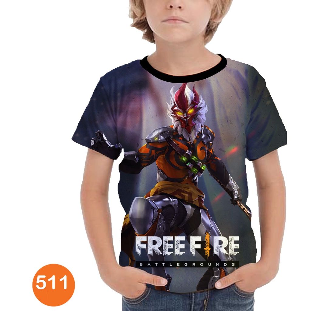 Free Fire 3D ropa infantil 3D Animated ropa infantil COWO-511 | Shopee  México