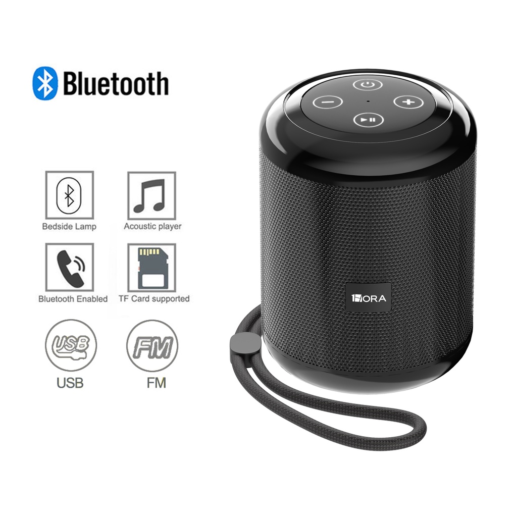 1HORA Altavoz Portátil Bocina Bluetooth 1 Hora Inalámbrico Mini Bocina Radio FM USB Recargable Sd Auxiliar Volumen De Audio