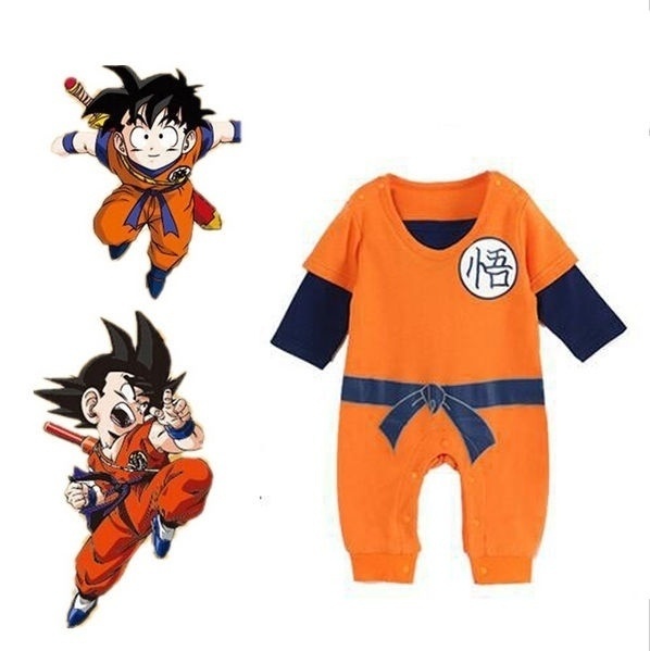1 pza Traje de bebé de Dragon Ball Goku para recién nacido niño ropa  mameluco ropa de cuerpo | Shopee México