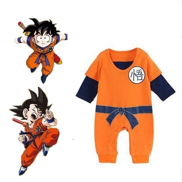 1 Pza Traje De Bebe De Dragon Ball Goku Para Recien Nacido Nino Ropa Mameluco Ropa De Cuerpo Shopee Mexico