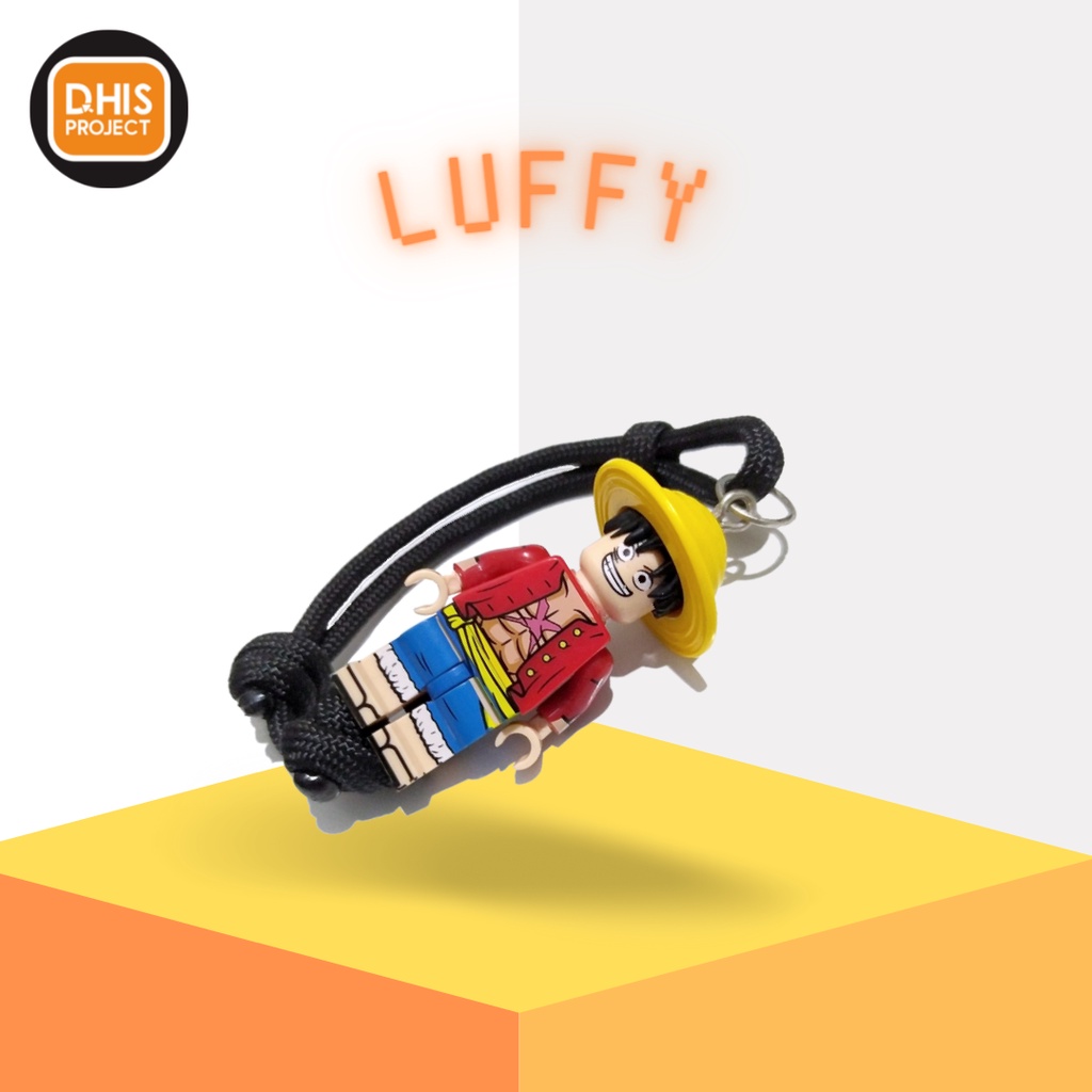 Lego Minifigure Monkey D Luffy Onepiece Basic Bracelet