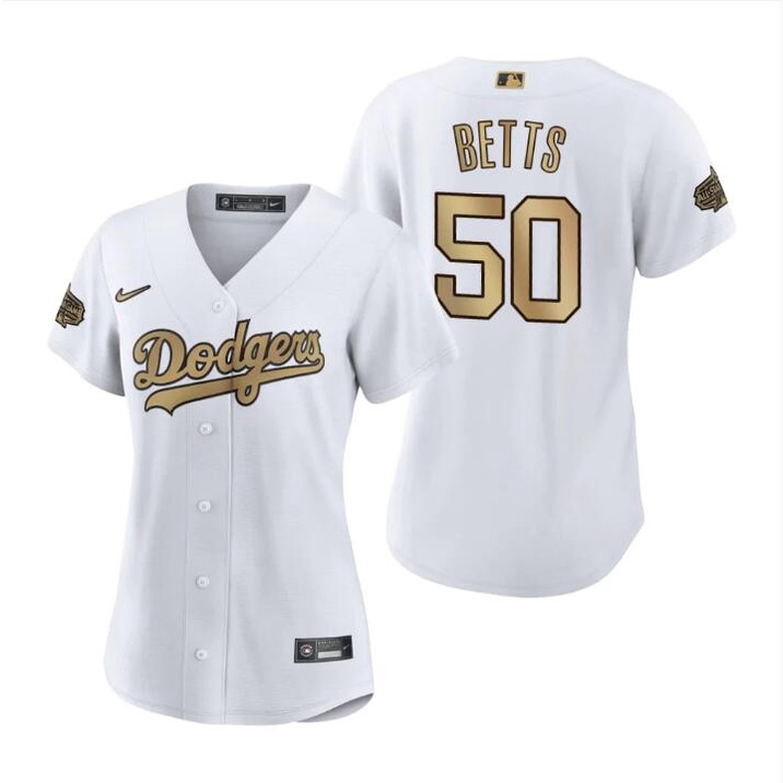 Maglia da baseball da uomo Mookie Betts No camicia con bottoni ricamati personalizzati 50 Dodgers maglietta hip-hop giovanile 