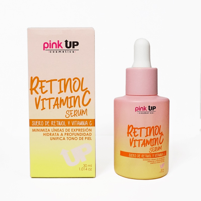 Suero Serum Retinol y Vitamina C Pink Up Original Shopee México