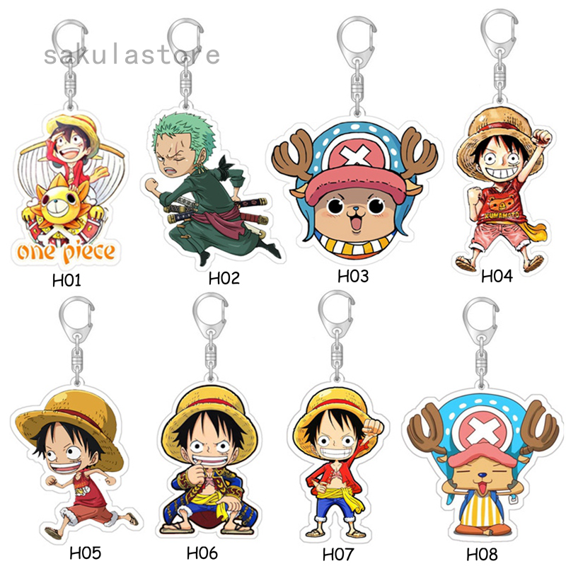 ONE PIECE Nami Llavero Acrílico Luffy De Dibujos Animados Accesorios De  Joyería | Shopee México