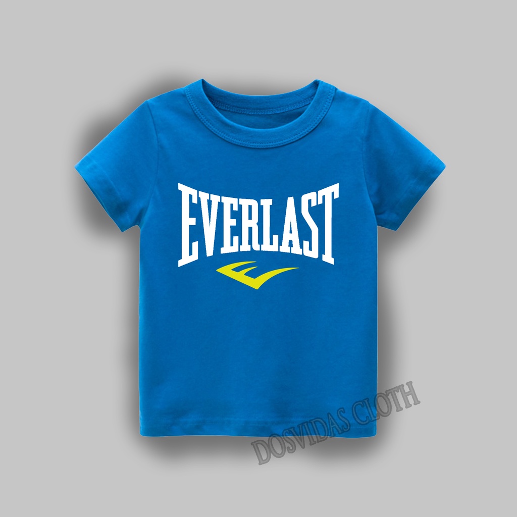 Camisetas infantiles/ropa infantil/camisetas para niños EVERLAST BOXING  EVERLAST Motif Cool Quality | Shopee México