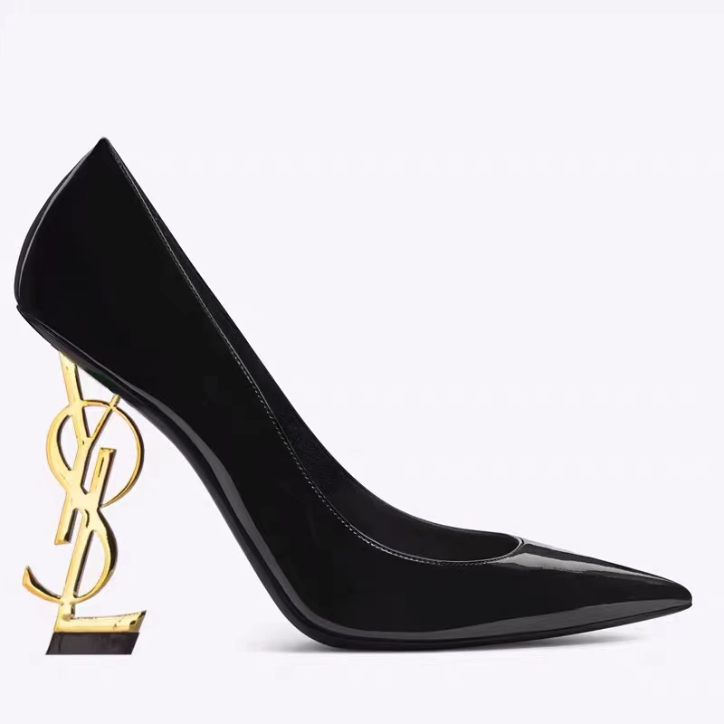 De Tacón Alto Ysl Laurent E Zapatos Primavera Pasarela Estilo B | Shopee México