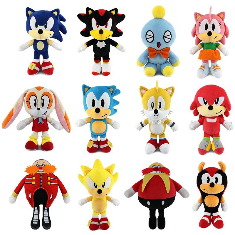 Peluche Hedgehog 25cm Sonic The Toy Classic Knuckles Plush Super , Miles , Eggman , Cream , Amy , Shadow