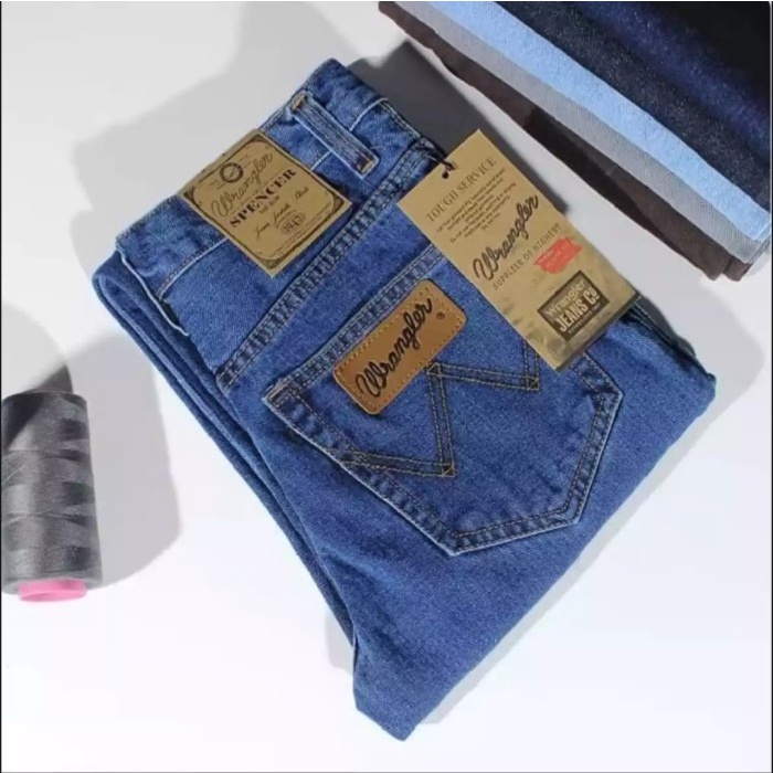 Wrangler pantalones vaqueros estándar para hombre talla 28-38 - azul, 28 |  Shopee México