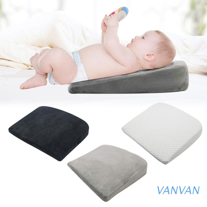 Vanvan Memory Foam Bebe Almohada Triangular Pendiente Cojin Para Bebe Bebe Mujer Embarazada Shopee Mexico