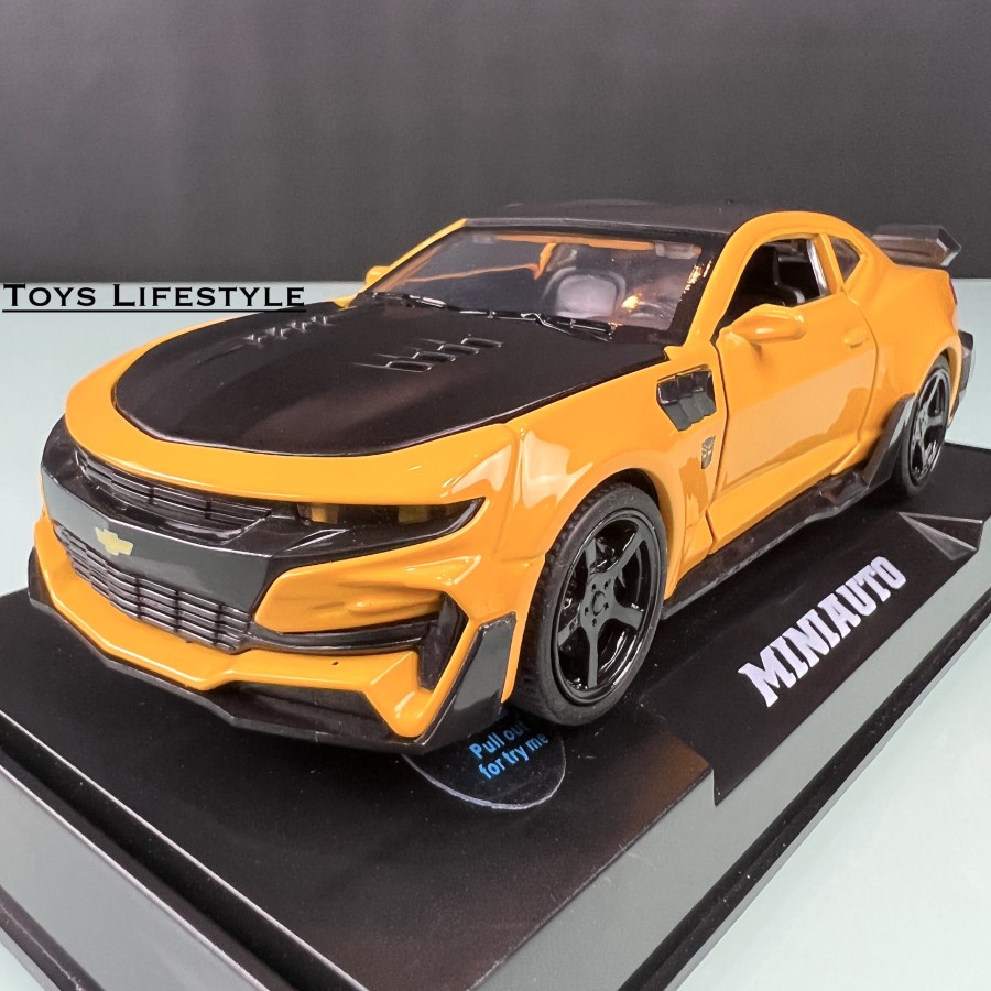 1:32 Chevrolet Camaro Bumblebee Miniauto Diecast modelo de juguete | Shopee  México