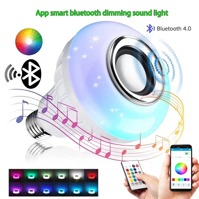 Foco Bombilla Led Inteligente Por Telefono Bluetooth 4.0 Multi Color 280 Lumens 