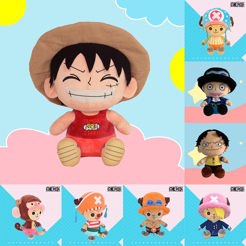 30cm One Piece Luffy Chopper Plush Toy Stuffed Dolls Kids Baby Birthday