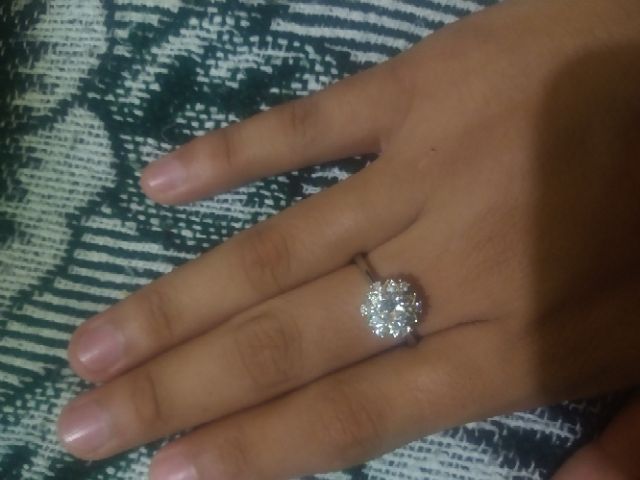 Nuevo exquisito flor copo de nieve plata 925 anillo de diamante moda boda  fiesta anillo de compromiso femenino | Shopee México
