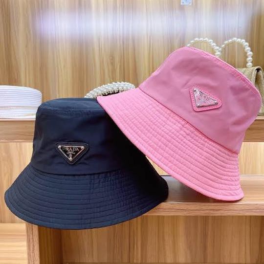 Prada - sombrero de cubo de nailon para hombre y mujer, color rosa | Shopee  México