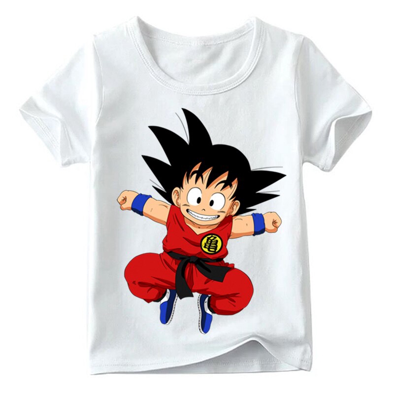 Camisetas Niño De Dibujos Animados Lindo Little Goku Match Ropa Niños Anime  Dragon Ball Tops | Shopee México