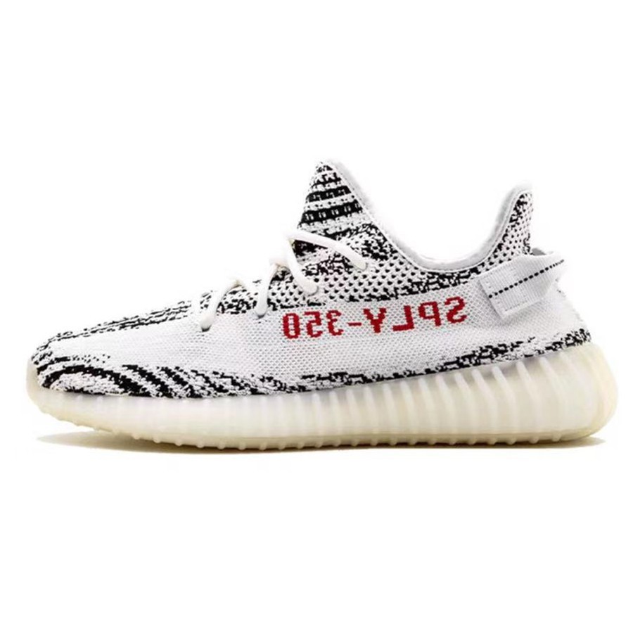 anfitriona comerciante Casa 20 Colors Yeezy Boost 350 V2 Adidas Zebra White White Lace Up Sneakers for  Men and Women Sports Sneakers | Shopee México