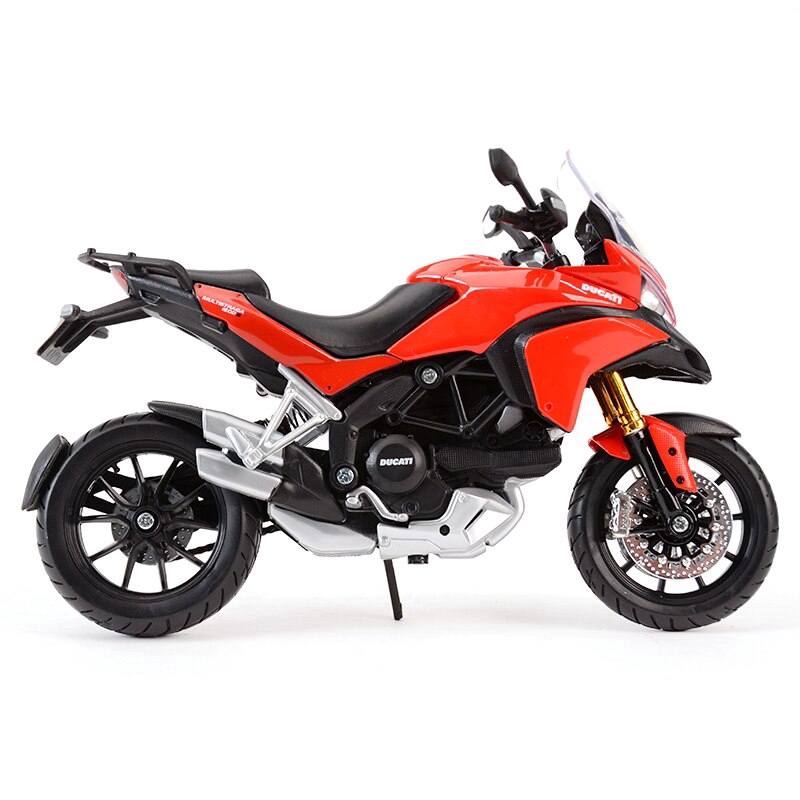 Modelo de motocicleta 1:18 Ducati Multistrada 1200 s rojo de maisto 