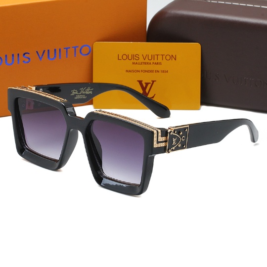 Miniatura navegador Integración LOUIS VUITTON LV Classic Fashion Design Gafas de sol retro con lentes  degradados para hombres y mujeres | Shopee México