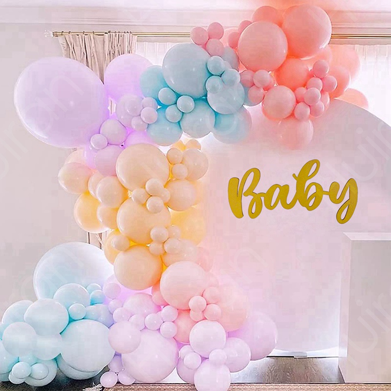 Multi Color Macron Pastel Globo Guirnalda Arco Iris Latex Globos Fiesta De Cumpleanos Boda Bebe Ducha Decoracion Globo Guirnaldas Arco Conjunto Shopee Mexico