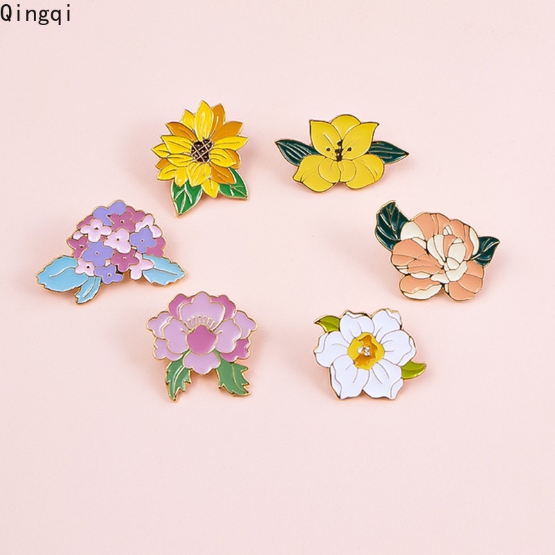 Pin De Solapa De Flores Lindas Esmalte Colorido Girasol Lirio Narcisos  Peonía Camelia Broche Insignias Florales Joyería Regalo Para Amantes De La  Planta | Shopee México