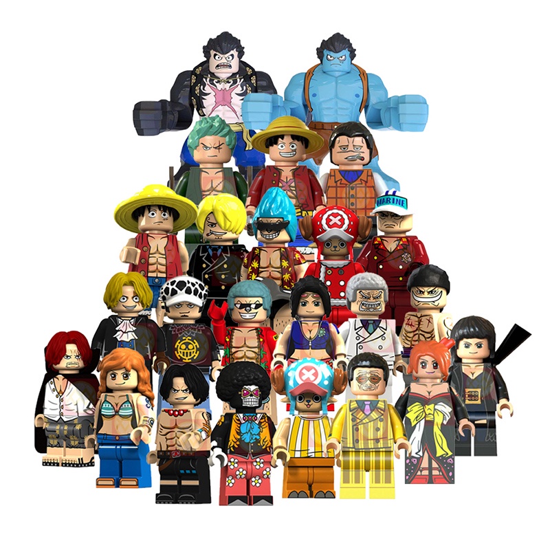 KT1013 One Piece KT1008 Bloques De Construcción Anime De Dibujos Animados  Mini Juguete De Acción Ladrillos Niños Regalo Xp037 041 | Shopee México