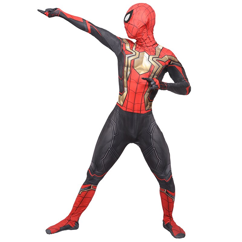 Lejos De Casa Spiderman Cosplay Disfraz De Impresión 3D Spandex Zentai Mono  De Superhéroe Traje Adulto/Niños | Shopee México