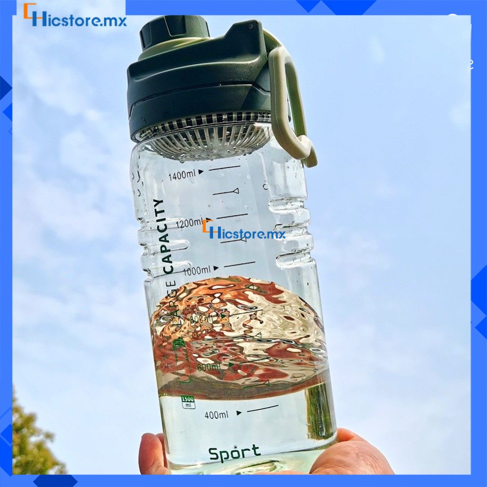 Botella de agua portátil de 1,5 litros/botella de agua para gimnasio/botella de agua a prueba de fugas pk TUPPERWARE