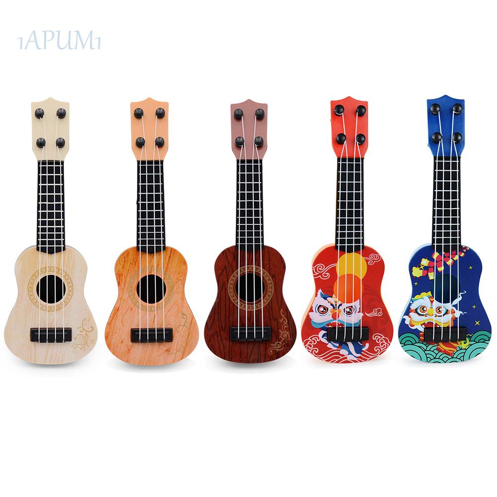 juguete educativo para niños instrumento musical amarillo S amarillo amarillo Talla:L wiFndTu Guitarra de ukelele clásica con cuatro cuerdas 