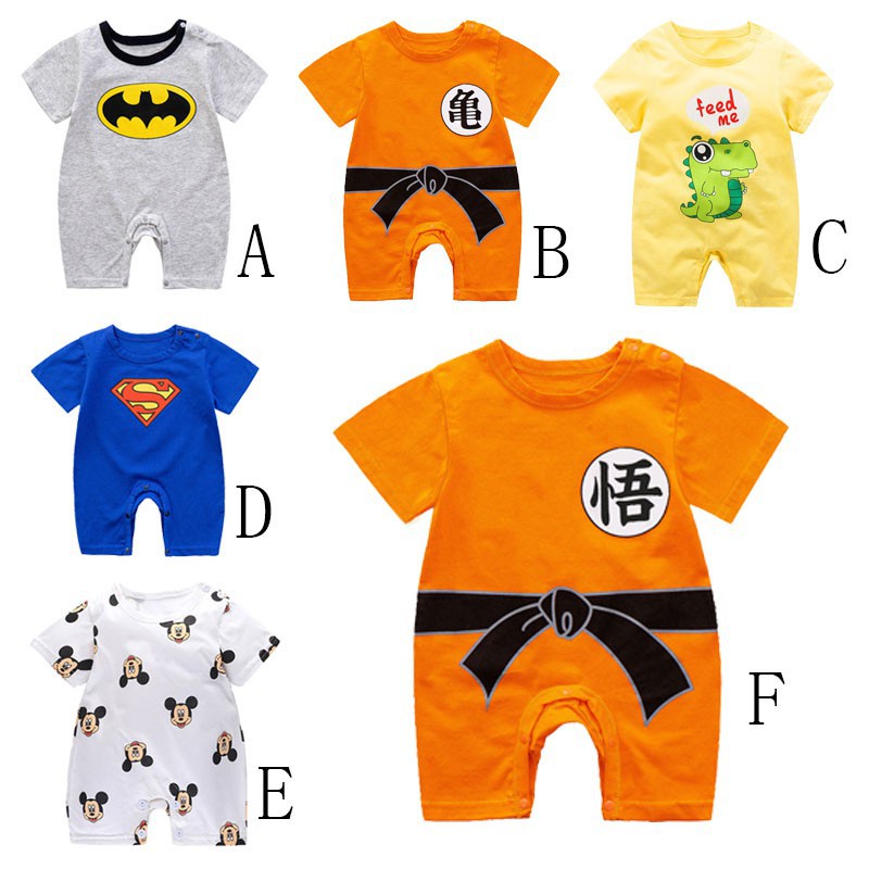 Bebe Superman De Dibujos Animados Peleles De Bebe Recien Nacido Mono Bebe Nino Nina De Manga Corta Ropa De Ninos Shopee Mexico