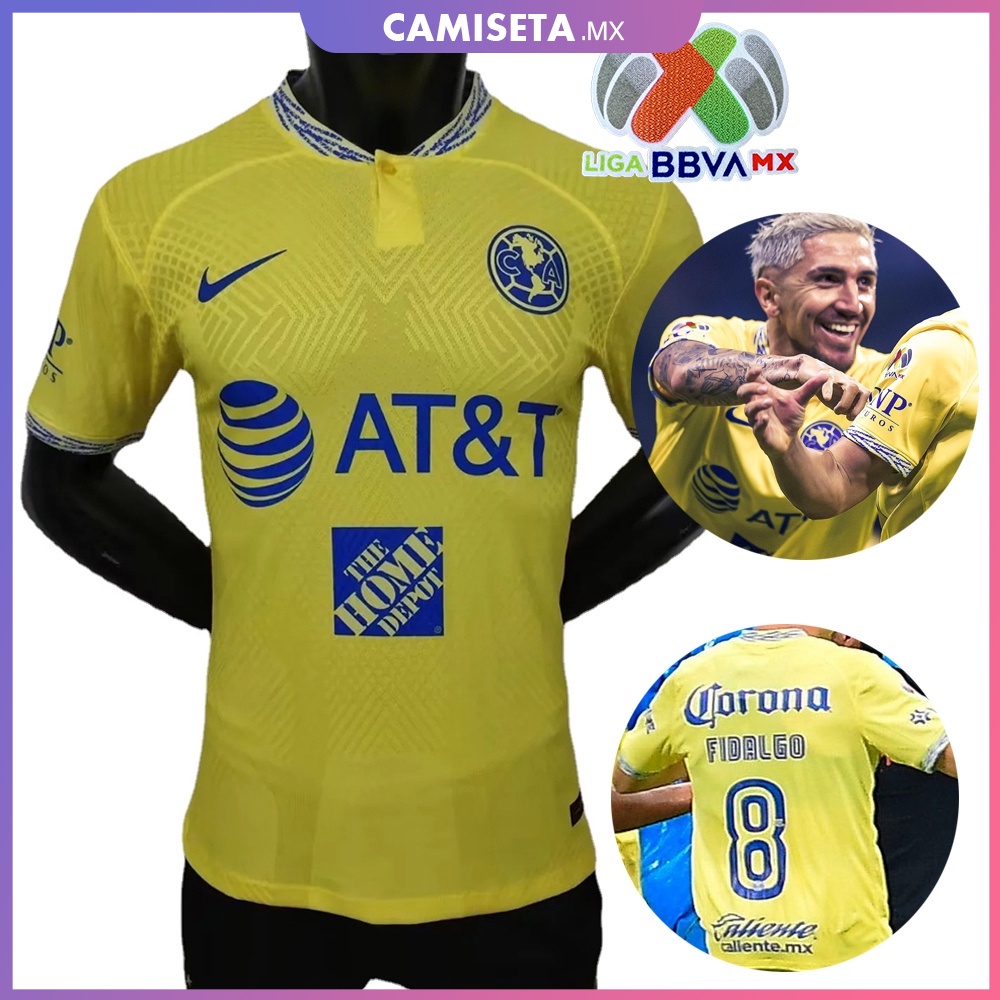 22 23 Jersey Club America Jugador Local Camiseta De Futbol Personalizacion Nombre Numero Shopee Mexico