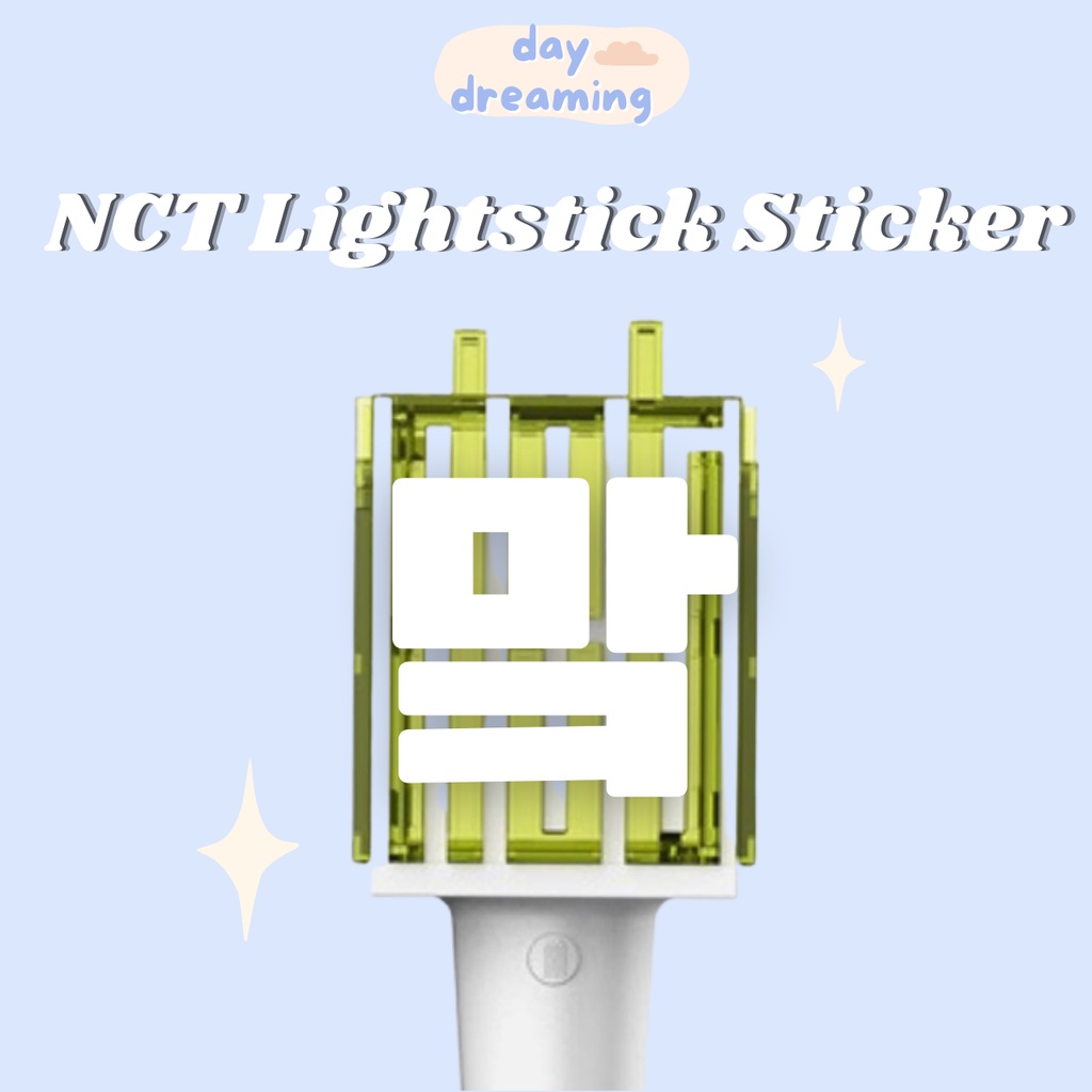Nct 127 NCT Dream WayV adhesivo reflectante Lightstick para concierto