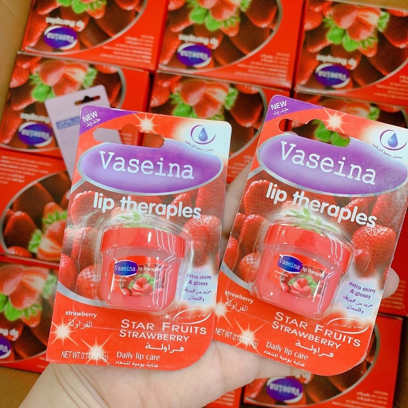 vaseline Vaselina Fresa Bálsamo Labial Hidratante Crema Reparadora Para