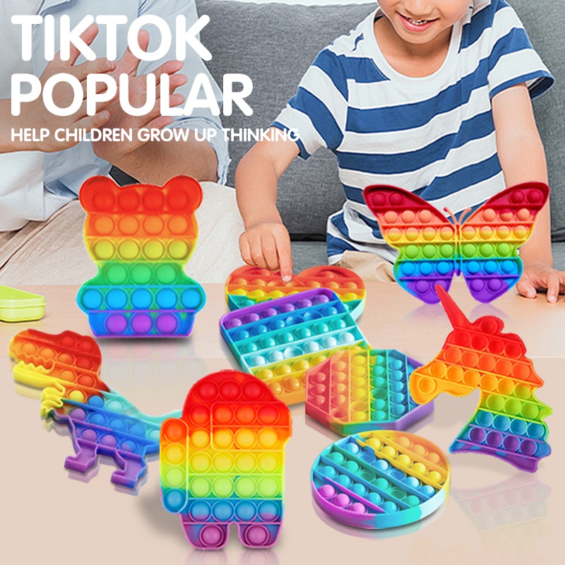Fidget Toy De Burbujas TOYLAND – Juguete Sensorial De Silicona Con Burbujas Para Aliviar El Estrés, Formato Hexagonal Y Octogonal, Ideal Para Niños Y Adultos En Viajes O En Casa