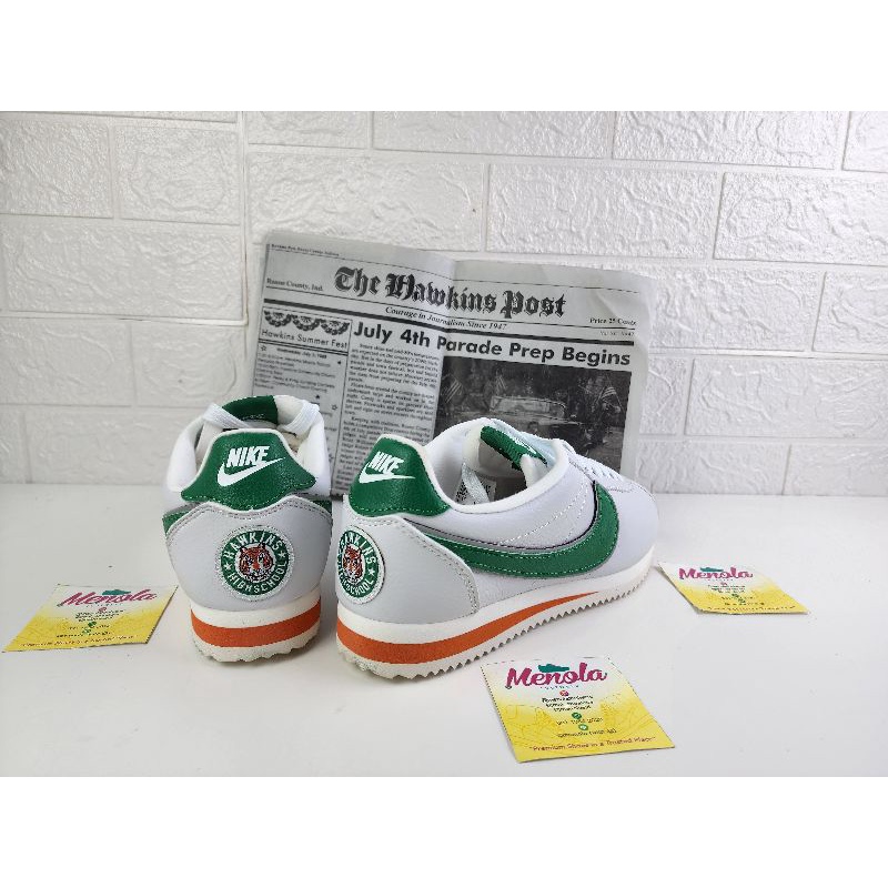 Nike Nike X Stranger Things Cortez White/Pine Green/Cosmic Clay CJ6106 ...