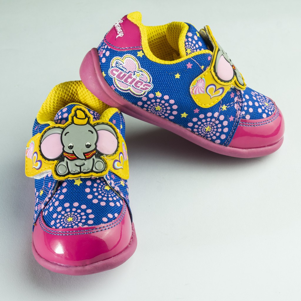 Zapatos De Bebe Ninos Mujeres Disney Cuties Personaje De Dibujos Animados Dumbo 22 25 Shopee Mexico